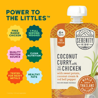 Serenity Kids Chicken Coconut Curry - 3.5 Oz - Image 2
