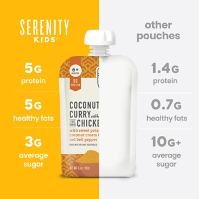 Serenity Kids Chicken Coconut Curry - 3.5 Oz - Image 3