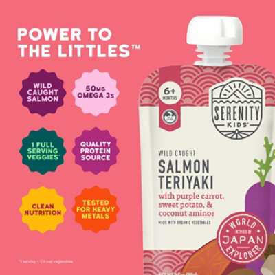 Serenity Kids Salmon Teriyaki - 3.5 Oz - Image 2