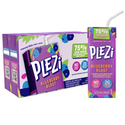 Plezi Blueberry Blast 8-6.75Fl.Oz. - 8-6.75 Fl.Oz. - Image 1