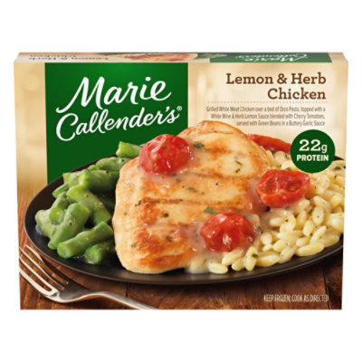 Marie Callender's Lemon & Herb Chicken, FrOzen Meal, 12 Oz - 12 Oz - Image 1