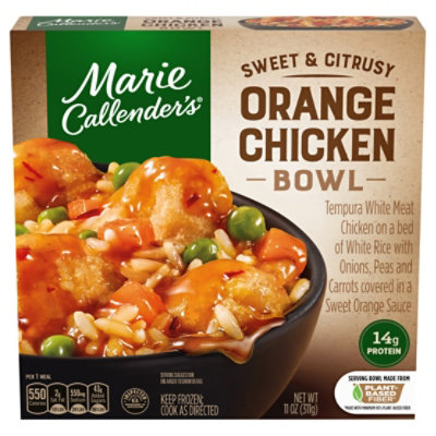 Marie Callenders Sweet & Citrusy Orange Chicken Bowl Frozen Meal 11 Oz - 11 OZ - Image 3