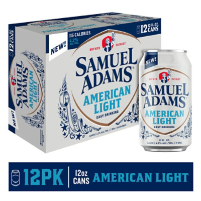 Samuel Adams American Light - 12-12 Fl.Oz. - Image 1