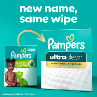 Pampers Free & Gentle 1x Ff Baby Wipes - 78 Count - Image 2
