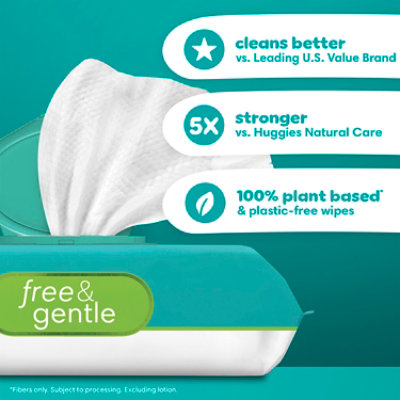 Pampers Free & Gentle 1x Ff Baby Wipes - 78 Count - Image 3