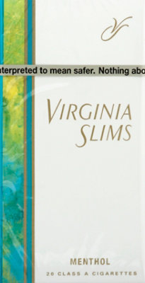 Virginia Slims Gold Menthol 100s Cigarettes - Carton - Image 2