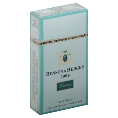 Benson & Hedges 100s Luxury Menthol Box Cigarettes - Carton - Image 1