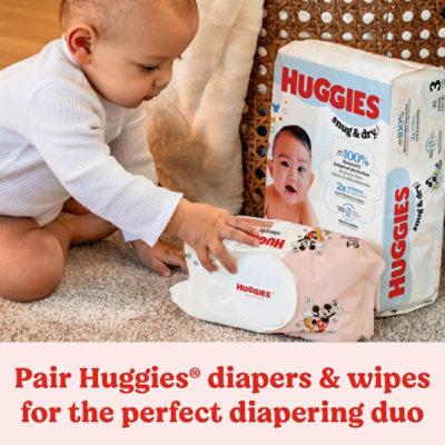 Huggies Simply Clean Fresh Scent Baby Wipes Flip-Top Packs 192 Wipes Total - 3 Count - Image 8