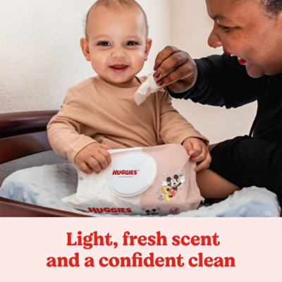 Huggies Simply Clean Fresh Scent Baby Wipes Flip-Top Packs 192 Wipes Total - 3 Count - Image 3