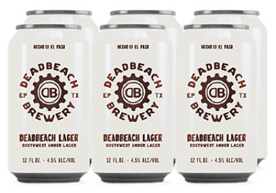 Dead Beach Lager 6-12 Fl Oz In Cans - 6-12 Fl.Oz. - Image 1