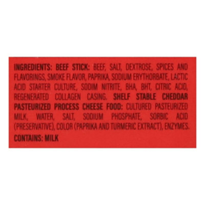 Bridgford Beef And Cheddar Sticks - 7.2 Oz - Image 5
