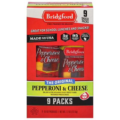 Bridgford Pepperoni And Cheese Stick 7.2 Oz - 7.2 Oz - Image 2