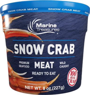 Marine Treasures Snow Crab Meat 8 Oz - 8 Oz - Image 1