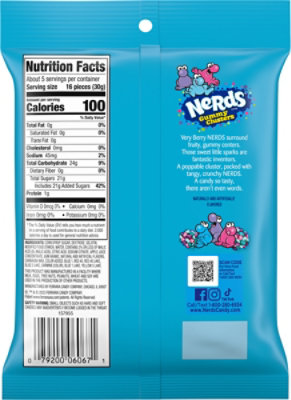 Nerds Very Berry Gummy Clusters 5 Ounce Peg - 5 OZ - Image 6