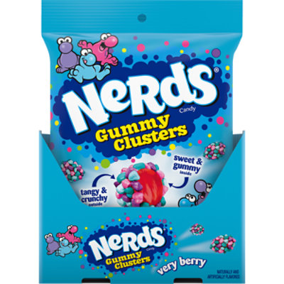 NERDS Very Berry Crunchy and Gummy Clusters - 5 Oz - Image 2