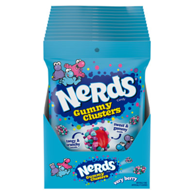 NERDS Very Berry Crunchy and Gummy Clusters - 5 Oz - Image 3