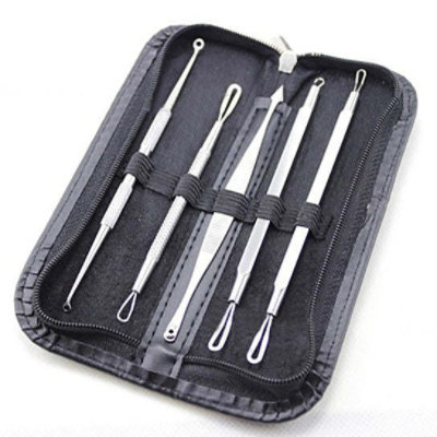 VistaShops - No Zit Kit, Acne Removal Tools Set - Basic Black - Image 3