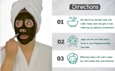 BeNat - Activated Charcoal Mask for Deep Cleansing - Image 4