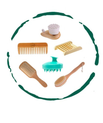 BeNat - Bath Essentials Set, 6-Pack - Upgrade your bath routine with eco-friendly essentials! - Image 1