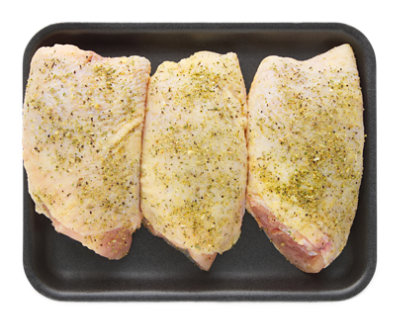 Chicken Bone In Thighs Rosemary Garlic Seasoning - 0.5 Lb - Image 1