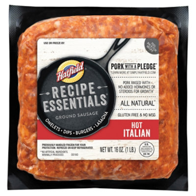 Hatfield Recipe Essentials Ground Sausage Hot Italian - 16 Oz - Image 3