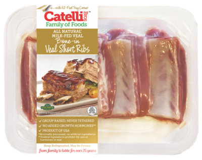 Catelli Veal Short Ribs - LB - Image 1