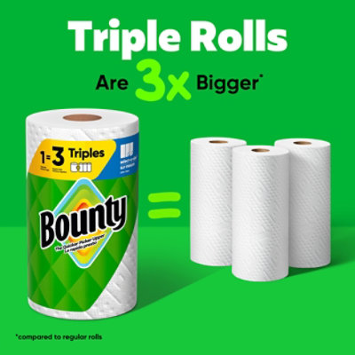 Bounty 12 Triple Roll Select-a-size White - 135 Count - Image 2