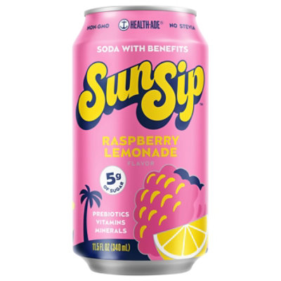 Sunsip Soda Raspberry Lemonade - 11.5 Fl. Oz. - Image 2