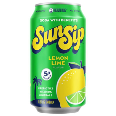 Sunsip Soda Lemon Lime - 11.5 Fl. Oz. - Image 3