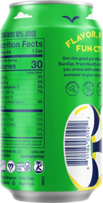 Sunsip Soda Lemon Lime - 11.5 Fl. Oz. - Image 6