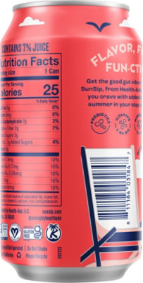 Sunsip Soda Strawberry Vanilla - 11.5 Fl. Oz. - Image 5