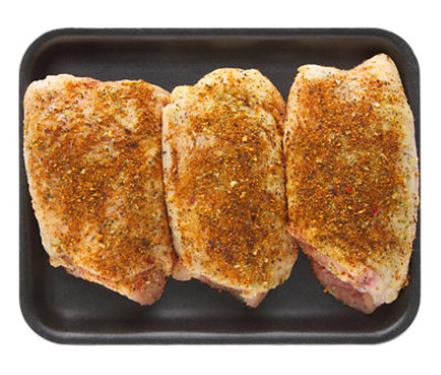 Chicken Bone In Thighs Cajun Seasoning - LB - Image 1