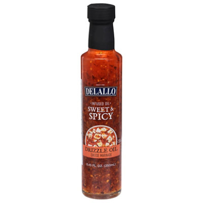 Delallo Sweet & Spicy Drizzle Oil - 8.45 OZ - Image 1