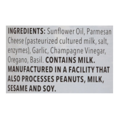 Delallo Garlic Parmesan Dipping Oil - 8.45 OZ - Image 4