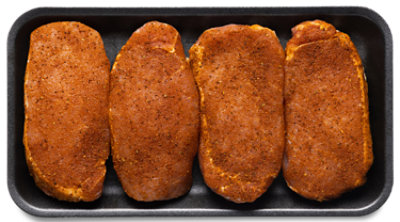 Pork Chops Boneless Richards Seasoning - LB - Image 1