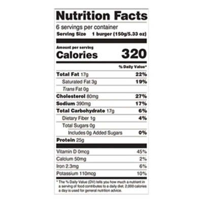 Salmon Burger All Natural Frozen 5.3oz - 5.3 OZ - Image 3