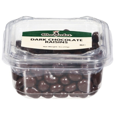 Woodpecker Dark Chocolate Raisins 9oz - 9 OZ - Image 3