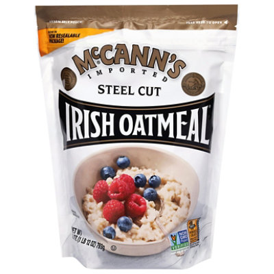 Mccann Oatmeal Steel Cut Pouch - 28 OZ