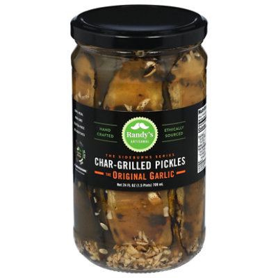 Randy's Sideburns Original Garlic Pickle Halves - 24 OZ - Image 2