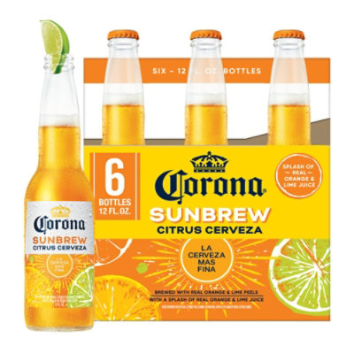 Corona Sunbrew Citrus Cerveza - 6-12 FZ - Image 1