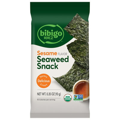 Bibigo Seaweed Snack Sesame Organic - 0.35 OZ - Image 3