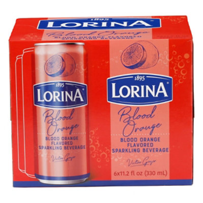 Lorina Sparkling Blood Orange Cans - 6-11.2 OZ - Image 3