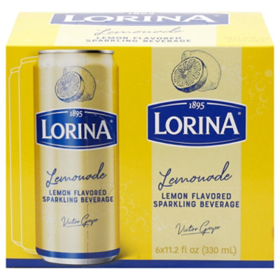 Lorina Sparkling Lemonade Cans - 6-11.2 OZ - Image 3