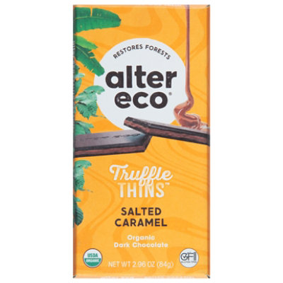 Alter Eco Truffle Thin Bar Caramel - 2.96 OZ - Image 3