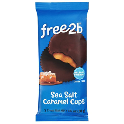 Free2b Chocolate Caramel Cups - 1.1 OZ - Image 1
