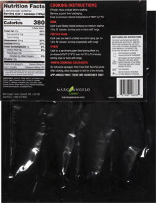 Marcangelo Bacon Wrapped Italian Pork Sausage Spicy Italian - 17.6 OZ - Image 5