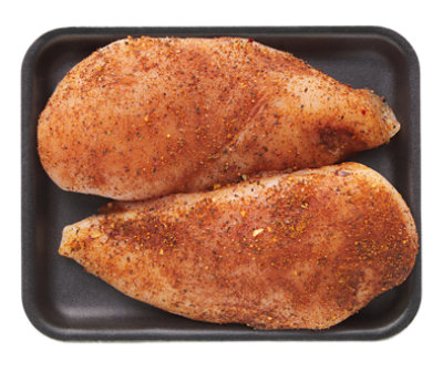 Chicken Breast Boneless Smokey Hot Seasoning - LB - Image 1