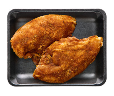 Chicken Breast Bone In Cajun Split Seasoning - LB - Image 1
