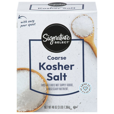 Signature Select Kosher Salt Coarse 3 Pound - 3 LB - Image 3