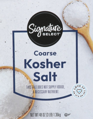 Signature Select Kosher Salt Coarse 3 Pound - 3 LB - Image 6